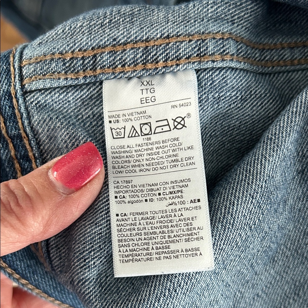 Old Navy Dark Blue Denim Jacket - Picture 5 of 5